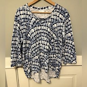 Prairie Cotton Tue-Dyed Tunic Tee